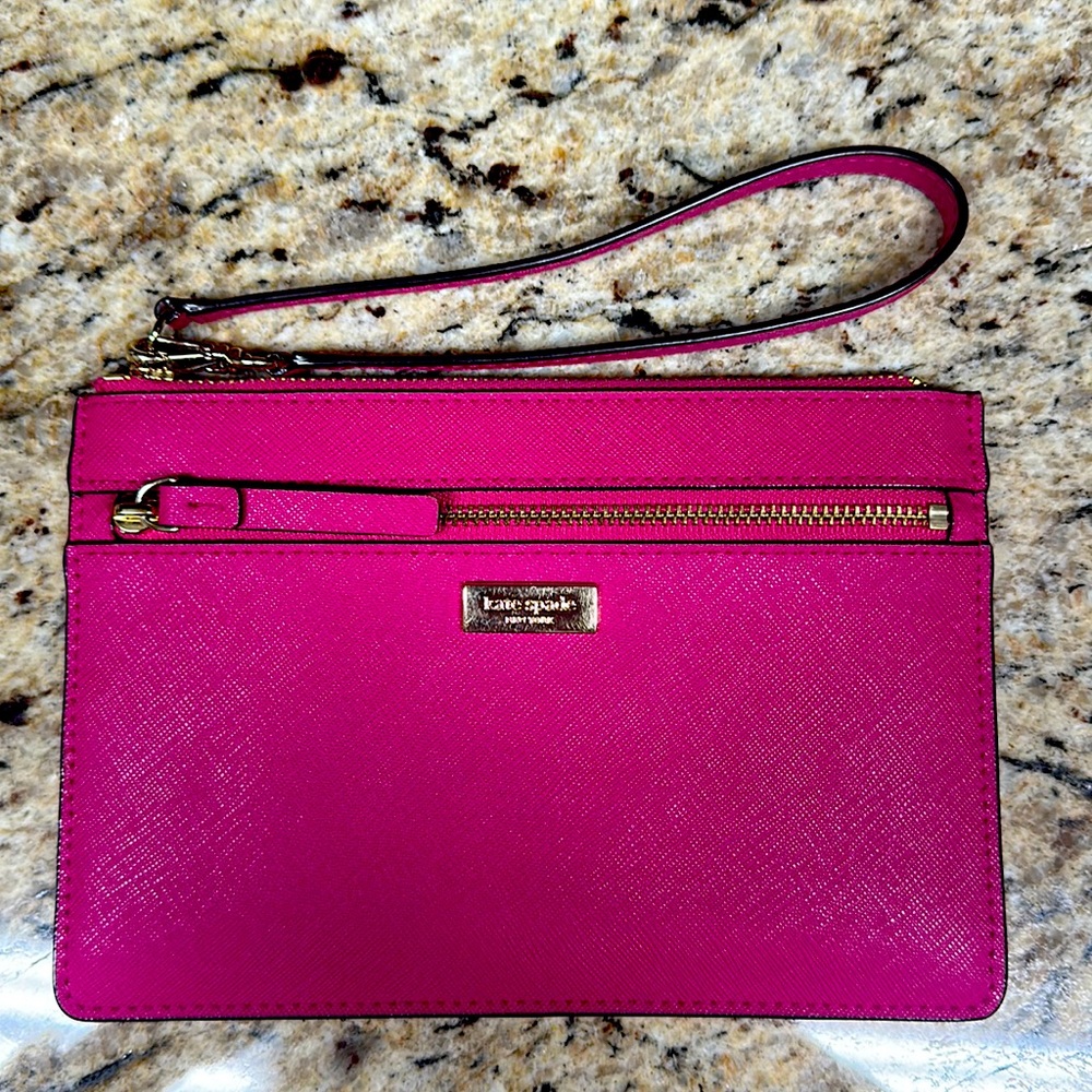 Kate Spade Hot Pink Wristlet